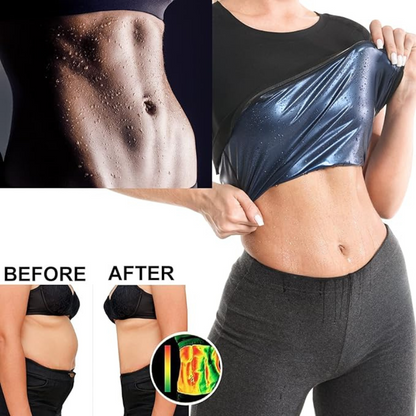 Tight Fit Sauna Sweat Workout Top