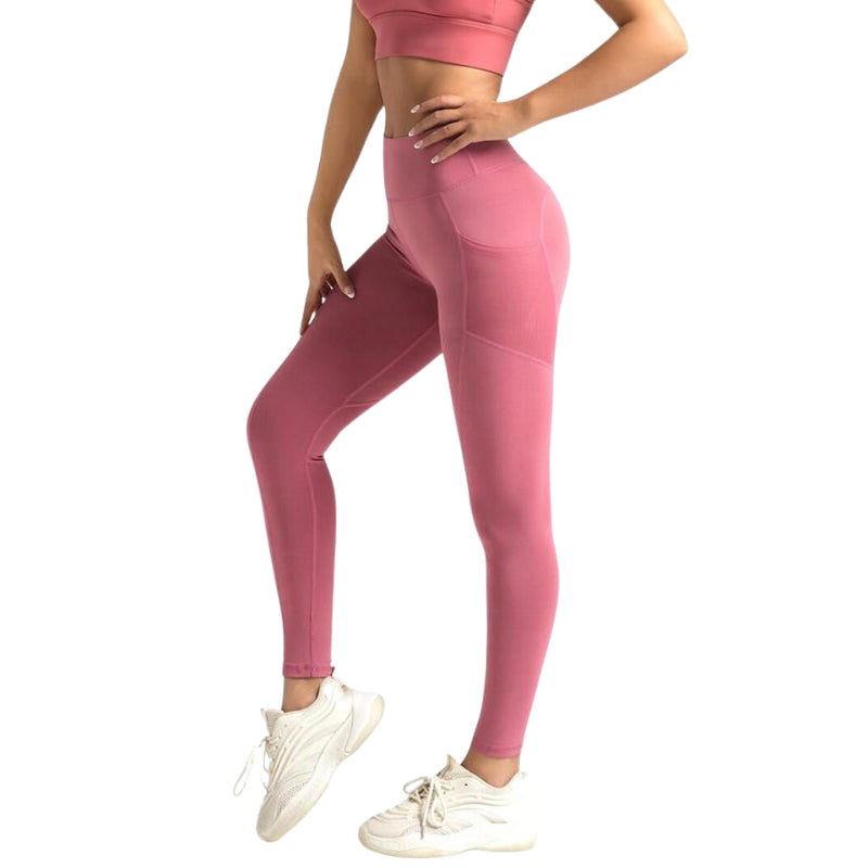 High Waist Pocket Sports Tummy Control Yoga Leggings